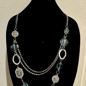 Silver beaded fashion jewelry